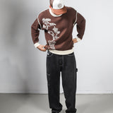 BONZAI KNITTED SWEATER (REVERSIBLE)
