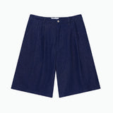 CHIFLEY PLEATED DENIM SHORTS
