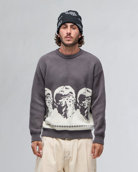 BOOMER KNITTED SWEATER (REVERSIBLE) – Nextdoor Originals