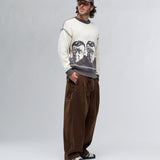 BOOMER KNITTED SWEATER (REVERSIBLE)