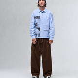 SONA PLEATED PANTS - BROWN