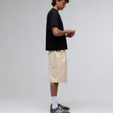 CHIFLEY PLEATED SHORTS - CREAM