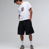 CHIFLEY PLEATED SHORTS - BLACK