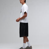 CHIFLEY PLEATED SHORTS - BLACK