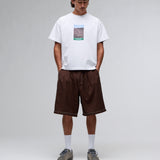 CHIFLEY PLEATED SHORTS - BROWN