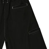 CHIFLEY PLEATED SHORTS - BLACK