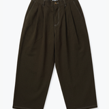 SONA PLEATED PANTS - BROWN