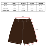 CHIFLEY PLEATED SHORTS - BROWN